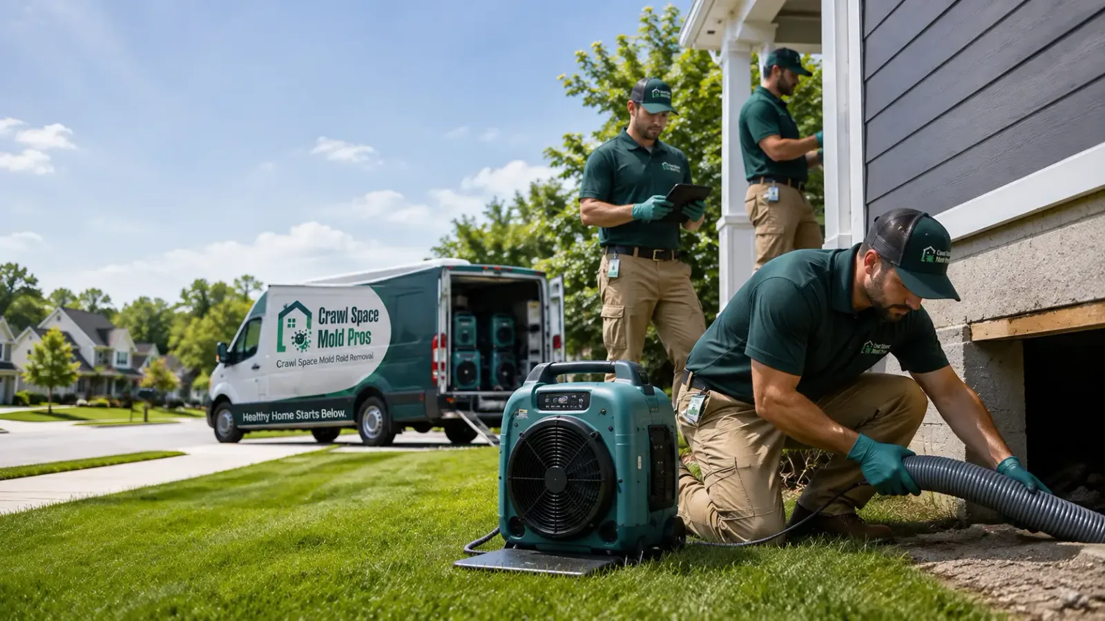 Crawl Space Mold Removal in Weskan, KS